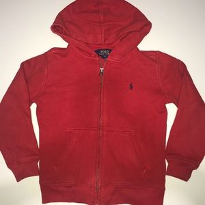 Polo Ralph Lauren boys zip sweatshirt/hoodie SZ 6
